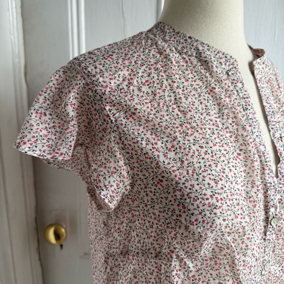 Maje Short Sleeve Cotton Top Sz 1(S) - Picture 3 of 13